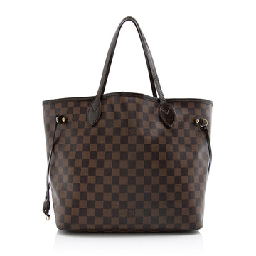 Louis Vuitton Damier Ebene Neverfull MM Tote (SHF-21638)