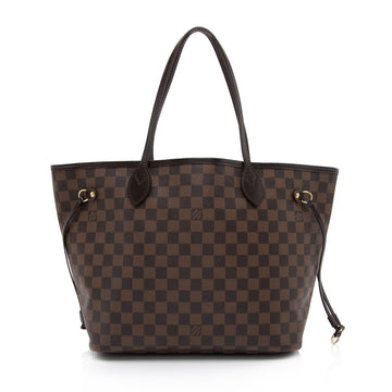 Louis Vuitton Damier Ebene Neverfull MM Tote (SHF-7gknaP)