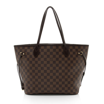 Louis Vuitton Damier Ebene Neverfull MM Tote (SHF-DL3qA5)