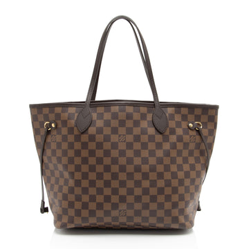 Louis Vuitton Damier Ebene Neverfull MM Tote (SHF-MGX6T7)
