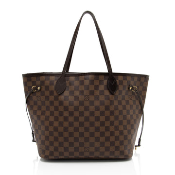 Louis Vuitton Damier Ebene Neverfull MM Tote (SHF-hTP9pR)