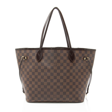 Louis Vuitton Damier Ebene Neverfull MM Tote