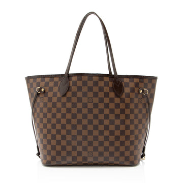 Louis Vuitton Damier Ebene Neverfull MM Tote
