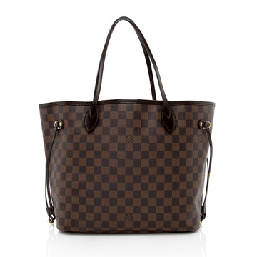 Louis Vuitton Damier Ebene Neverfull MM Tote (SHF-22857)