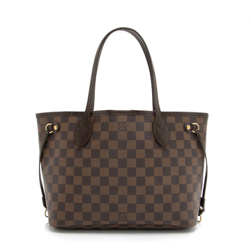 Louis Vuitton Damier Ebene Neverfull PM Tote (SHF-23431)
