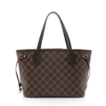 Louis Vuitton Damier Ebene Neverfull PM Tote (SHF-tJg2Id)