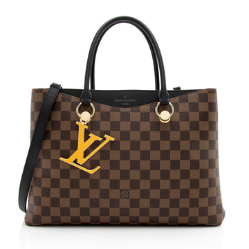 Louis Vuitton Damier Ebene Riverside Tote (SHF-22892)
