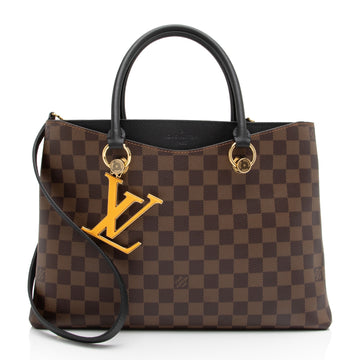 Louis Vuitton Damier Ebene Riverside Tote (SHF-455WtS)