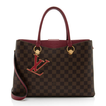 Louis Vuitton Damier Ebene Riverside Tote (SHF-lvruce)