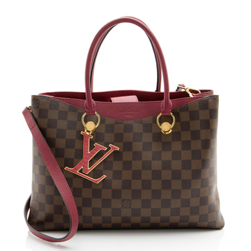 Louis Vuitton Damier Ebene Riverside Tote (SHF-mmyX8O)