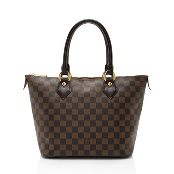 Louis Vuitton Damier Ebene Saleya PM Tote - FINAL SALE (SHF-0nBi6m)