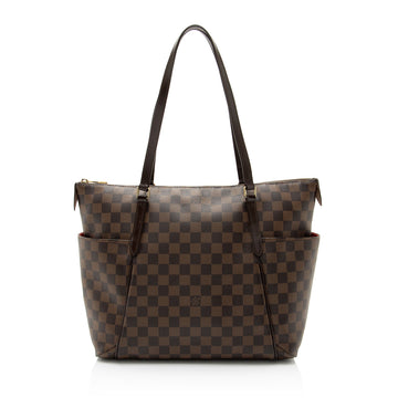 Louis Vuitton Damier Ebene Totally MM Tote (SHF-pBjTV3)
