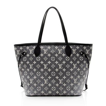 Louis Vuitton Denim Monogram Neverfull MM Tote