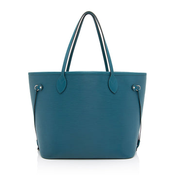 Louis Vuitton Epi Leather Neverfull MM Tote with Pochette (SHF-dJog5s)