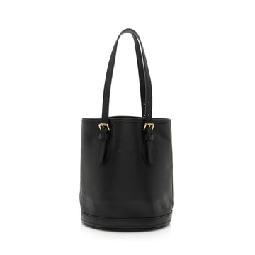 Louis Vuitton Epi Leather Petit Bucket Tote (SHF-aRWoz2)