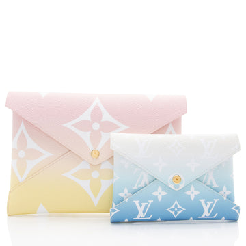 Louis Vuitton Giant Monogram Canvas By The Pool Kirigami Pouch Set (SHF-NRLMVB)