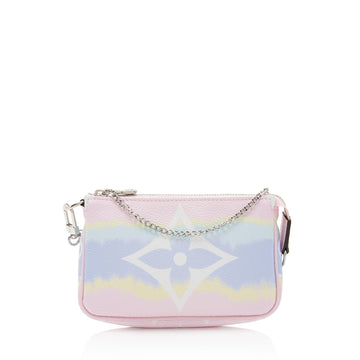 Louis Vuitton Giant Monogram Canvas Escale Mini Pochette Accessoires (SHF-IOkfau)