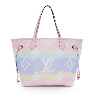 Louis Vuitton Giant Monogram Canvas Escale Neverfull MM Tote (SHF-iW77Ow)
