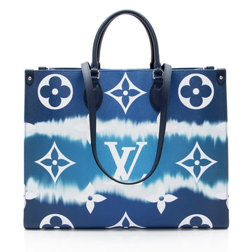 Louis Vuitton Giant Monogram Canvas Escale Onthego GM Tote (SHF-EJNgea)