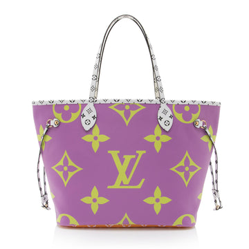 Louis Vuitton Giant Monogram Canvas Neverfull MM Tote (SHF-FTNZLi)