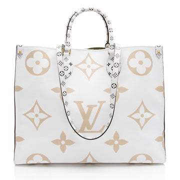 Louis Vuitton Giant Monogram Canvas Onthego GM Tote (SHF-2OCOFy)