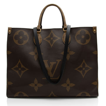 Louis Vuitton Giant Monogram Canvas Onthego GM Tote (SHF-aq3PTj)