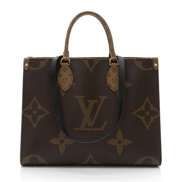 Louis Vuitton Giant Monogram Canvas Onthego MM Tote (SHF-tL87g4)