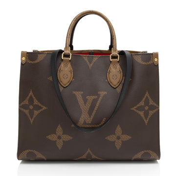 Louis Vuitton Giant Monogram Canvas Onthego MM Tote (SHF-nKCKP4)