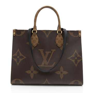Louis Vuitton Giant Monogram Canvas Onthego MM Tote (SHF-kysayi)