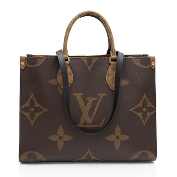 Louis Vuitton Giant Monogram Canvas Onthego MM Tote (SHF-CIYP1M)