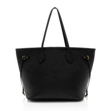 Louis Vuitton Giant Monogram Empreinte Neverfull MM Tote (SHF-8RMBWU)