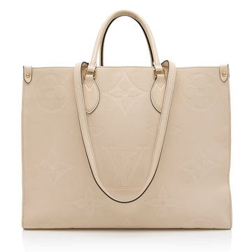 Louis Vuitton Giant Monogram Empreinte Onthego GM Tote (SHF-U4Lsdp)