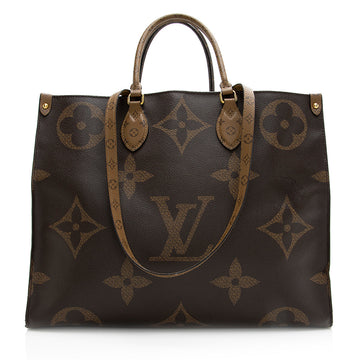 Louis Vuitton Giant Monogram Canvas Onthego GM Tote (SHF-21562)