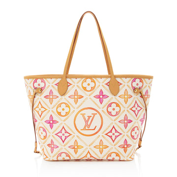 Louis Vuitton Giant Monogram Tiles By The Pool Neverfull MM Tote