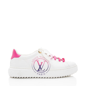 Louis Vuitton Leather Monogram Time Out Sneakers - Size 9 / 39 (SHF-Fi72wJ)