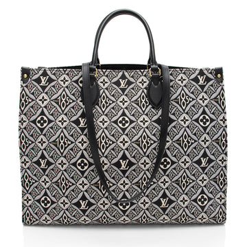 Louis Vuitton Limited Edition Jacquard Since 1854 Onthego GM Tote (SHF-siPMh8)