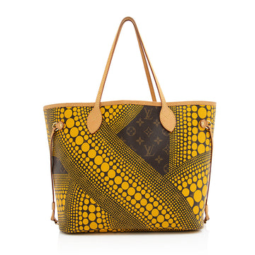 Louis Vuitton Limited Edition Kusama Neverfull MM Tote (SHF-20100)
