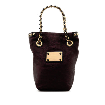 Louis Vuitton Limited Edition Metallic Jacquard Double Jeu Neo Alma Tote