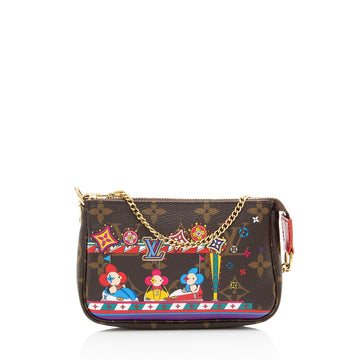 Louis Vuitton Limited Edition Monogram Canvas Bumper Car Mini Pochette Accessoires (SHF-SoGa29)