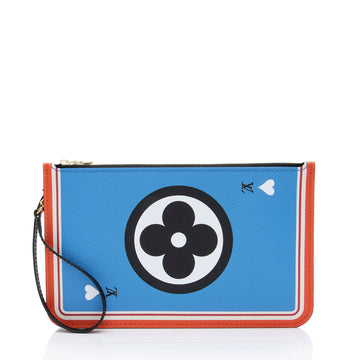 Louis Vuitton Limited Edition Monogram Canvas Game On Neverfull MM Pochette (SHF-mKc4Oc)
