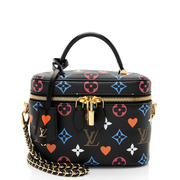 Louis Vuitton Limited Edition Monogram Canvas Game On Vanity PM Shoulder Bag