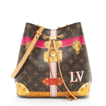 Louis Vuitton Limited Edition Monogram Canvas Summer Trunk Neonoe MM Shoulder Bag