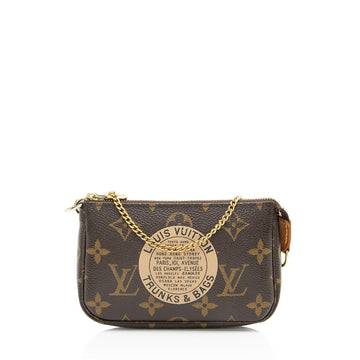 Louis Vuitton Limited Edition Monogram Canvas Trunks & Bags Mini Pochette Accessoires