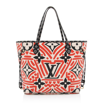 Louis Vuitton Limited Edition Monogram Crafty Neverfull MM Tote (SHF-x7Ipzi)