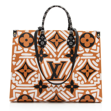 Louis Vuitton Limited Edition Monogram Crafty Onthego GM Tote (SHF-4snihc)