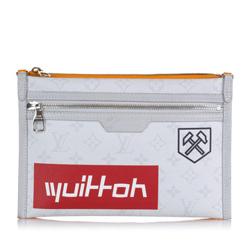 Louis Vuitton Monogram Antartica Double Flat Messenger (SHG-VjMben)
