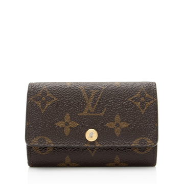 Louis Vuitton Monogram Canvas 6 Key Holder (SHF-kHhvZi)