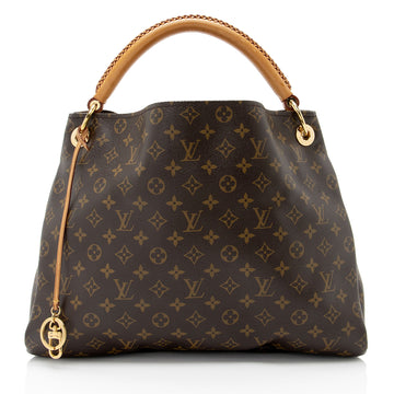 Louis Vuitton Monogram Canvas Artsy MM Shoulder Bag (SHF-KCbJ3u)
