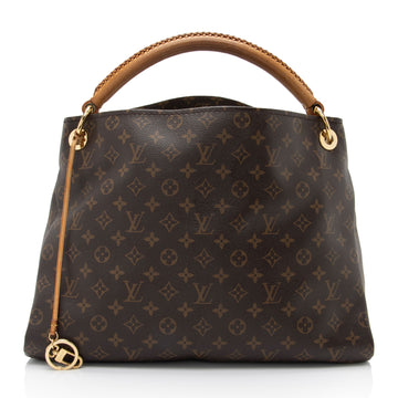Louis Vuitton Monogram Canvas Artsy MM Shoulder Bag (SHF-kIO7AO)