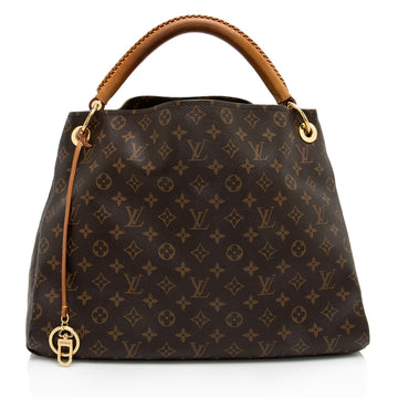 Louis Vuitton Monogram Canvas Artsy MM Shoulder Bag (SHF-yuO2Q5)